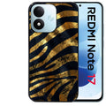 Coque pour Redmi Note 17 et PRO 4G 5G Max zebre gold