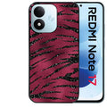 Coque pour Redmi Note 17 et PRO 4G 5G Max zebre grenat