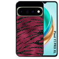 Coque pour Pixel 10 / 11 / PRO / XL zebre grenat