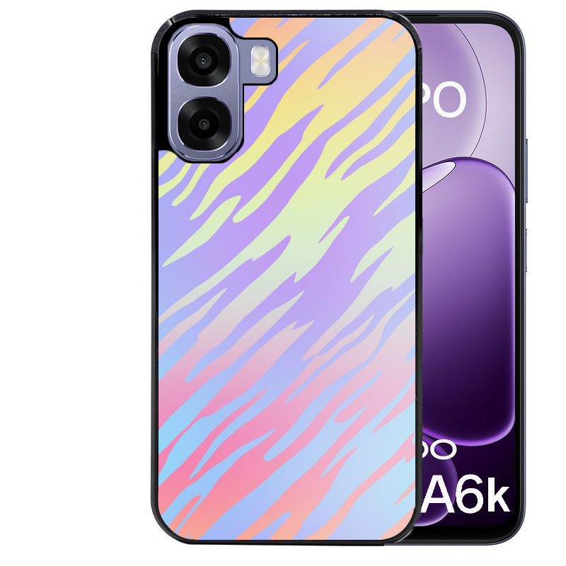 Coque pour Oppo A6 A6 A6K zebre pastel