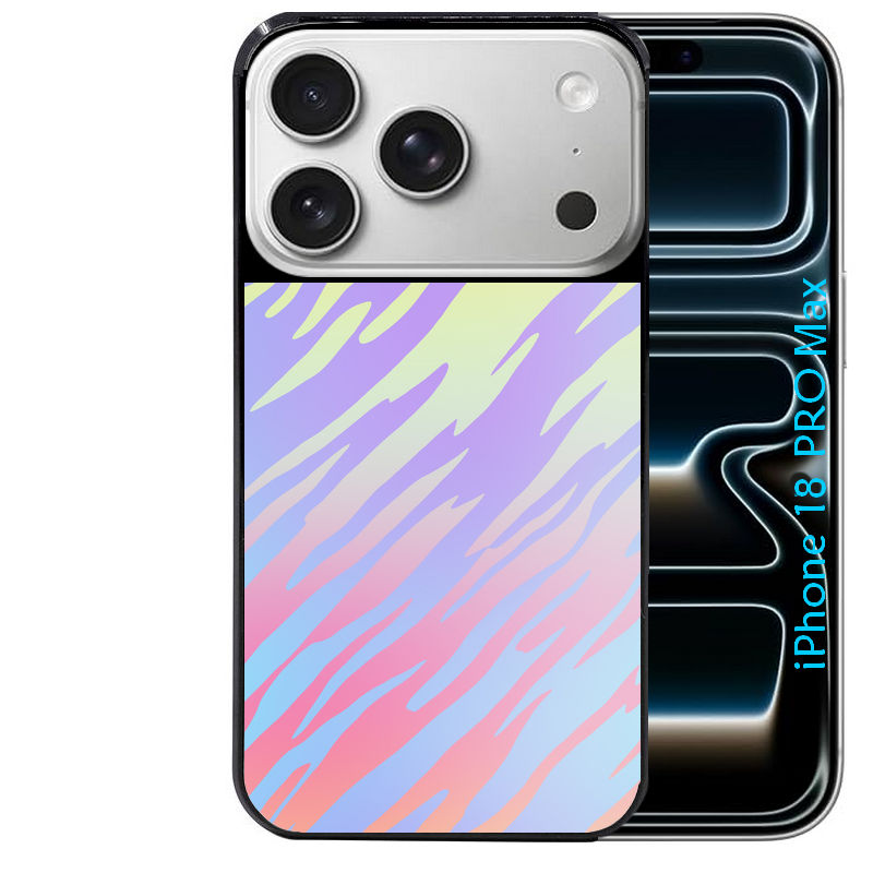 Coque pour Iphone 18 / PRO / PRO MAX / 18E zebre pastel