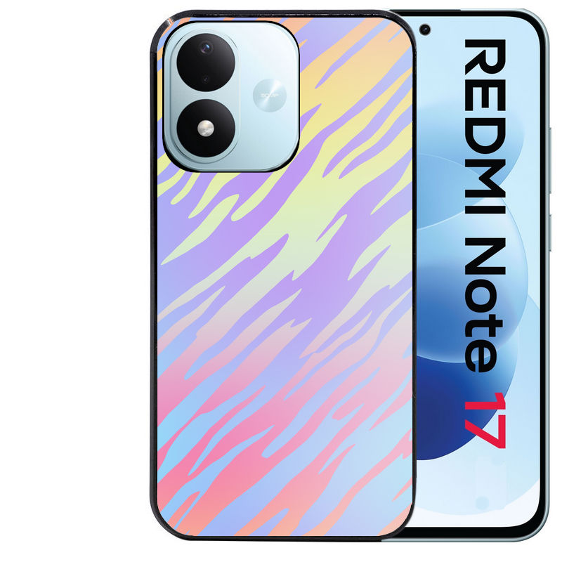 Coque pour Redmi Note 17 et PRO 4G 5G Max zebre pastel