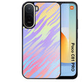 Coque pour POCO C81 PRO zebre pastel