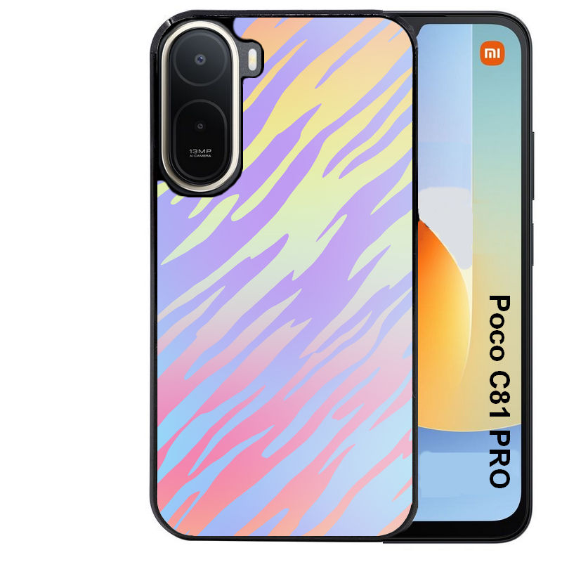 Coque pour POCO C81 PRO zebre pastel