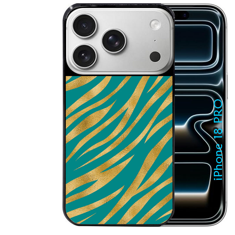 Coque pour Iphone 18 / PRO / PRO MAX / 18E zebre vert
