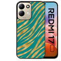 Coque pour Redmi 17 et 17C 4G 5G zebre vert