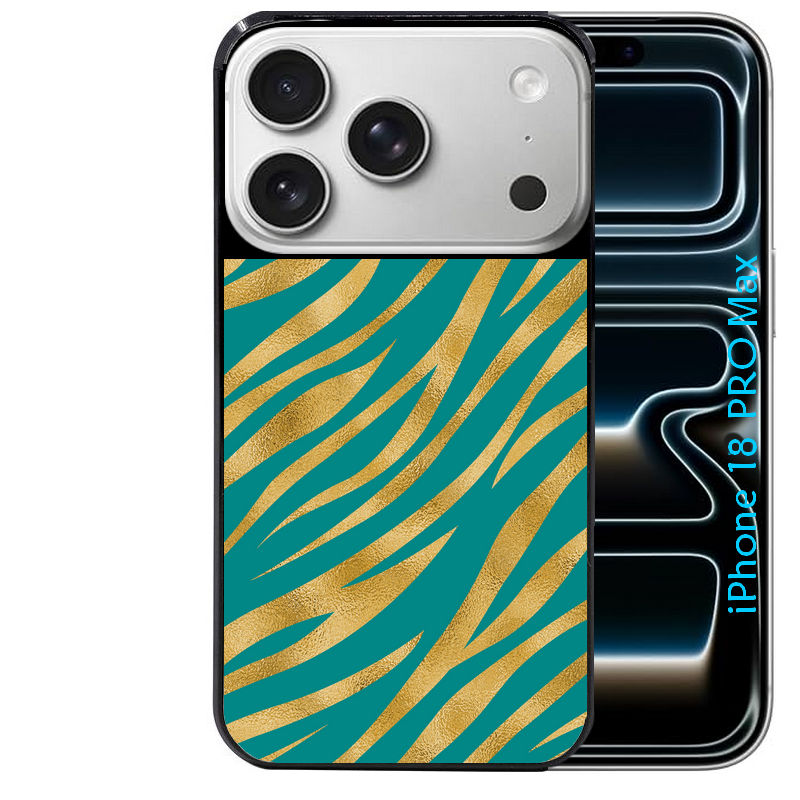 Coque pour Iphone 18 / PRO / PRO MAX / 18E zebre vert