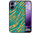Coque pour Oppo A6 A6 A6K zebre vert