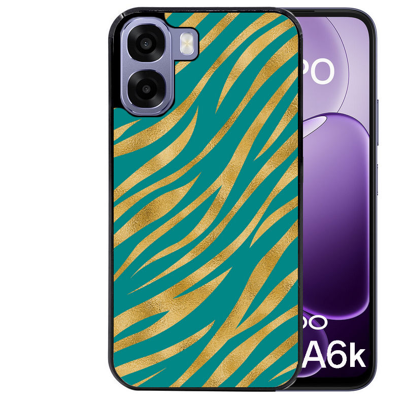 Coque pour Oppo A6 A6 A6K zebre vert