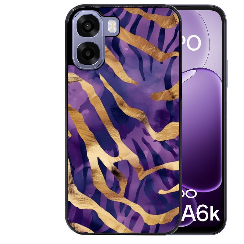 Coque pour Oppo A6 A6 A6K zebre violet