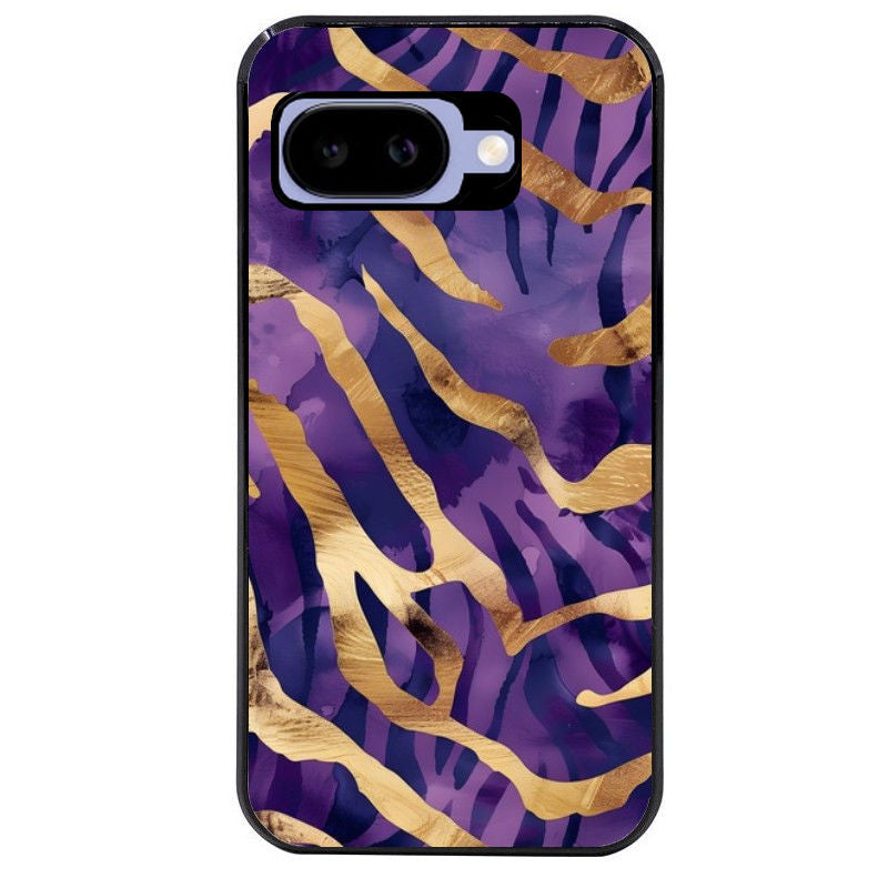 Coque pour Pixel 8A 9A 10A zebre violet