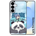 Coque noire taperso pour galaxy S26 et PLUS ULTRA FE avec motif panda anime protection antichoc personnalisée