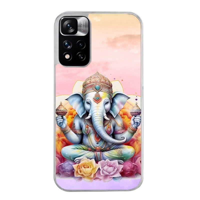Coque taperso pour Redmi Note 12 4G 5G PRO 4G avec motif elephant namaste protection antichoc personnalisée