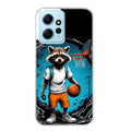 Coque taperso pour Redmi Note 12 4G 5G PRO 4G avec motif basket racoon protection antichoc personnalisée